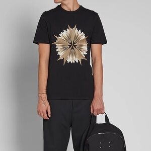 Neil Barrett Military fireworks cross Tee